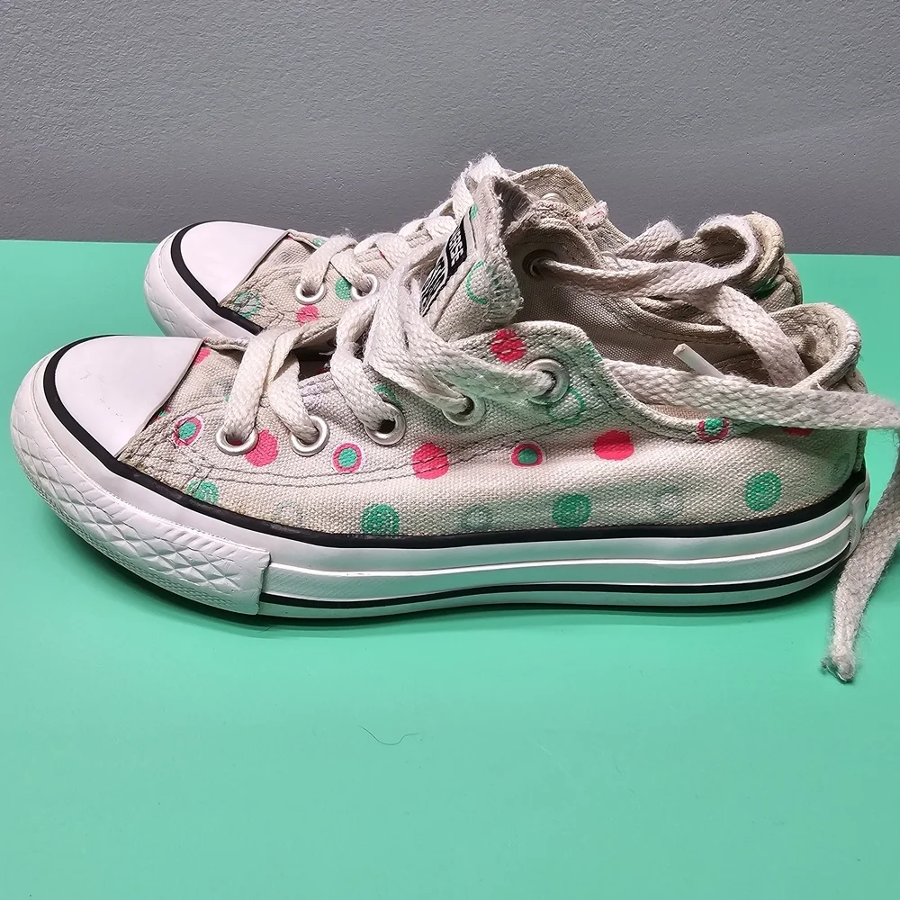 Converse Kids' White and Pink All Star Shoes